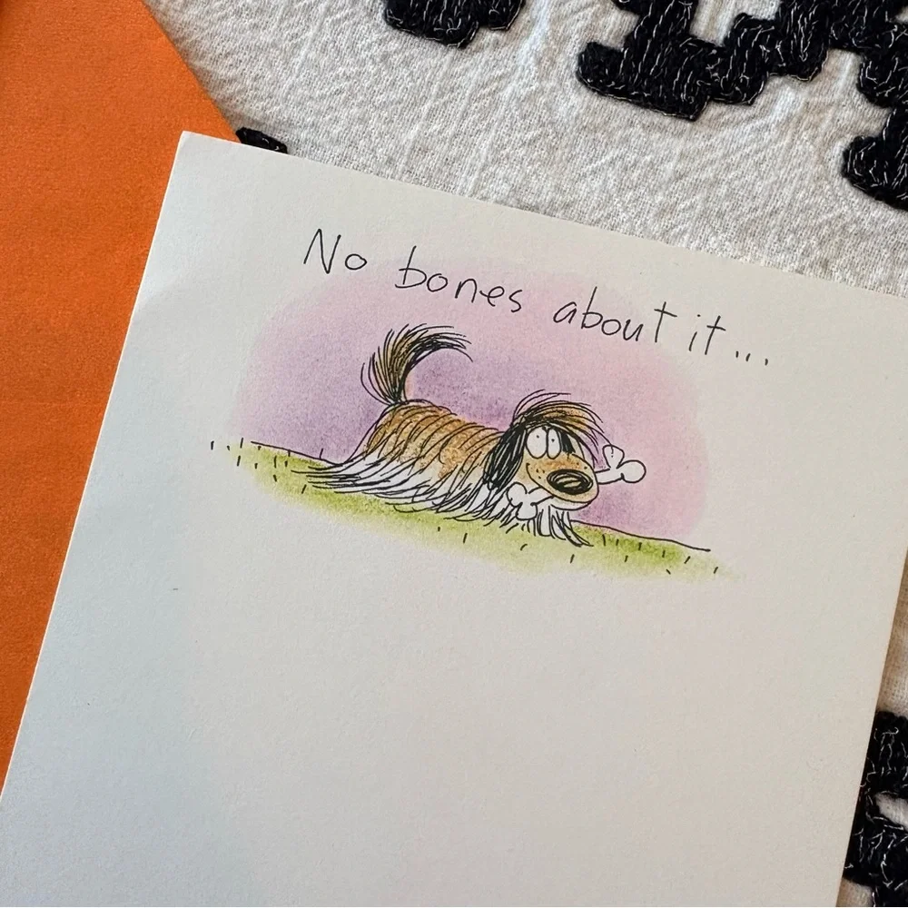 Forget Me Not 78th Street Friendship Friends Greeting Card Dog Orange Envelope